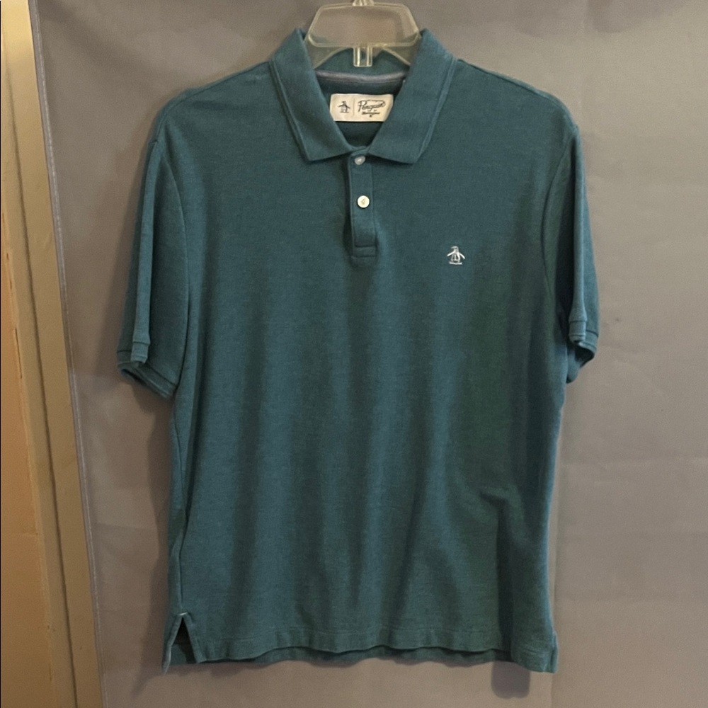 Original Penguin Men's Polo in Deep Teal